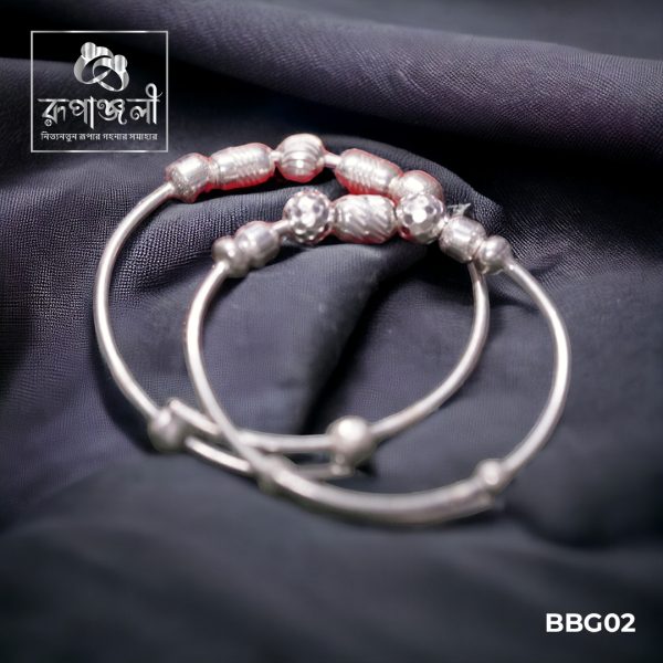 Baby Bangle (Silver) – রুপার বেবি বেঙ্গল