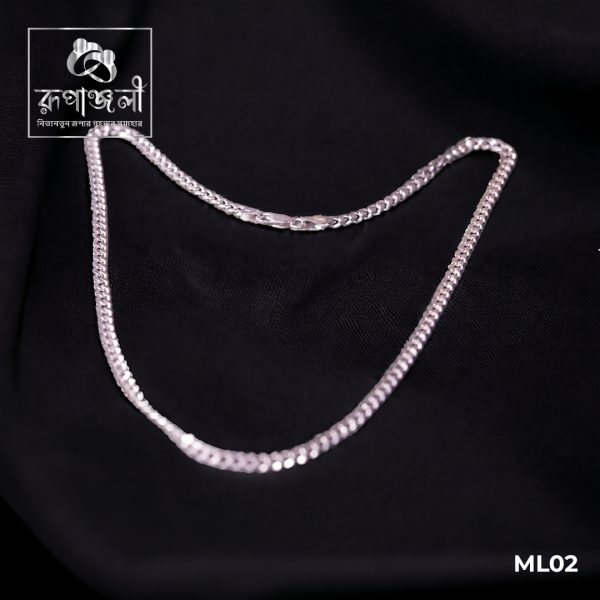 Men Silver Chain 925 Sterling Silver - রূপার পুরুষের চেইন