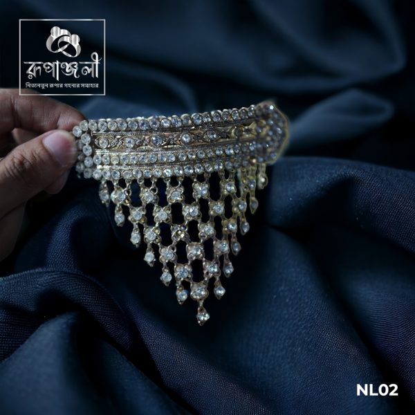 Women Stone Necklace 925 Sterling Silver - রূপার নেকলেস