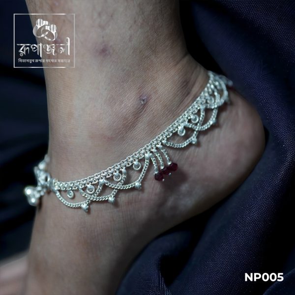 4 Vori Jhul Silver Nupur - ৪ ভরি রূপার ঝুল নূপুর
