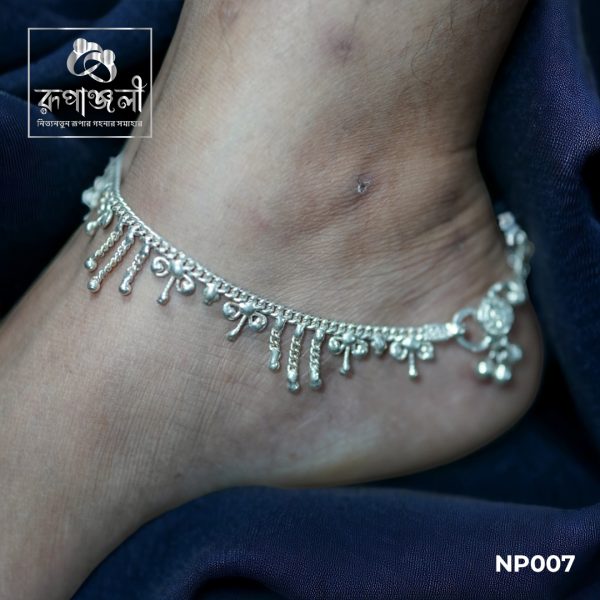 3 Vori Jhul Nupur Silver - ৩ ভরি রূপার ঝুল নূপুর