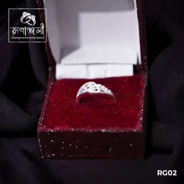 Lightweight Silver Ring For Women - রূপার মেয়েদের আংটি
