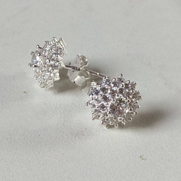 925 Sterling Italian Top Earring (Silver)