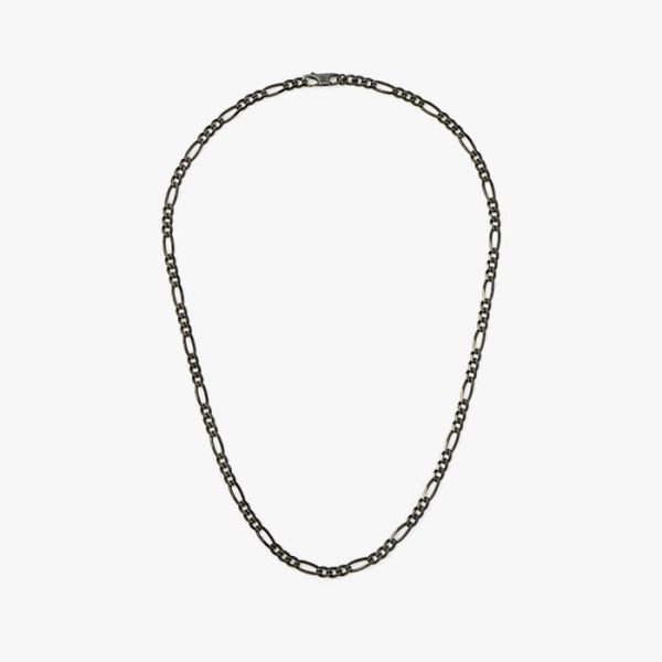 Mens Black Filia Chain Necklace