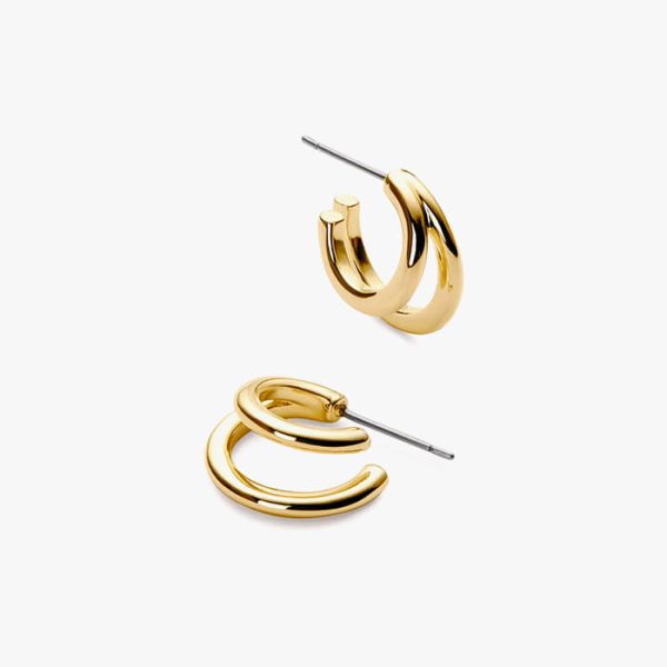 Scarlett Double Hoop Earrings