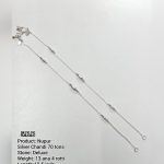 Silver Nupur (Anklet) — 70 Tons, Deluxe, 10 inch (13 ana 4 rotti)