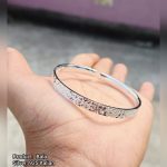 Ladies Silver Bracelet — 925 Italian, Dia 2.3 inch (2 vori)