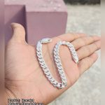 Gents Silver Bracelet — 80 Tons, 8.5 inch (2 vori 5 ana)