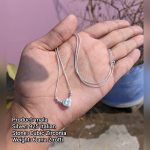 Silver Necklace — 70 Tons, Cubic Zirconia (6 ana 2 rotti)