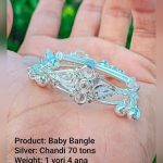 Baby Silver Bangle — 70 Tons (1 vori 4 ana)
