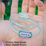 Baby Silver Bangle — 70 Tons (14 ana 3 rotti)