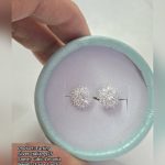 Silver Earring — 925 Italian, Cubic Zirconia (3 ana 1 rotti)