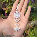 Silver Key Ring (for Saree) — 60 Tons, Deluxe, 9 cm (1 vori 9 ana)
