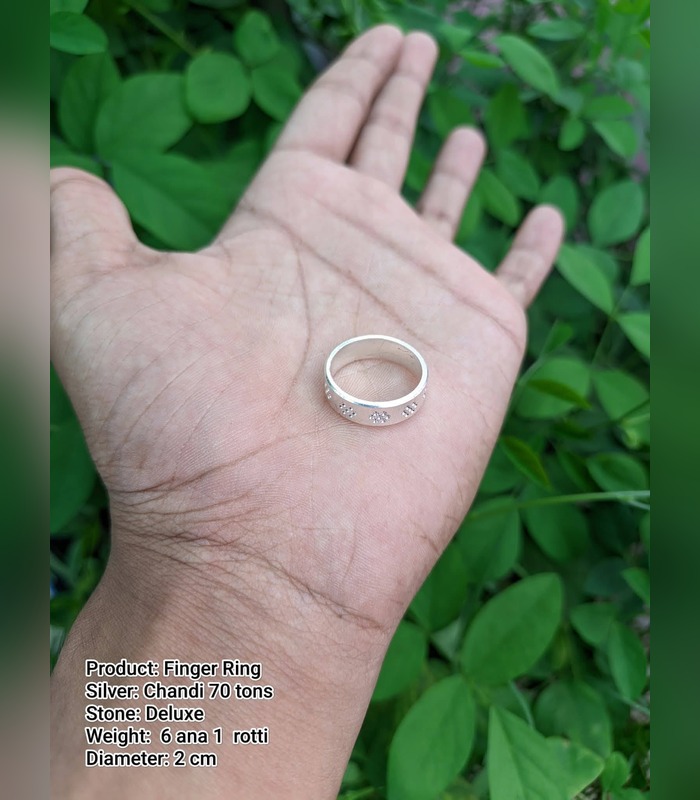 silver-finger-ring-70-tons-deluxe-diameter-2-cm-21 Silver Finger Ring — 70 Tons, Deluxe, Diameter 2 cm (6 ana 1 rotti) - Image 1
