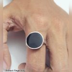 Silver Finger Ring — 925 Italian (9 ana)